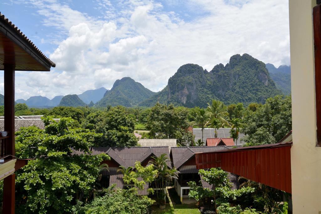 Hotel Vilayvong Vang Vieng Bagian luar foto