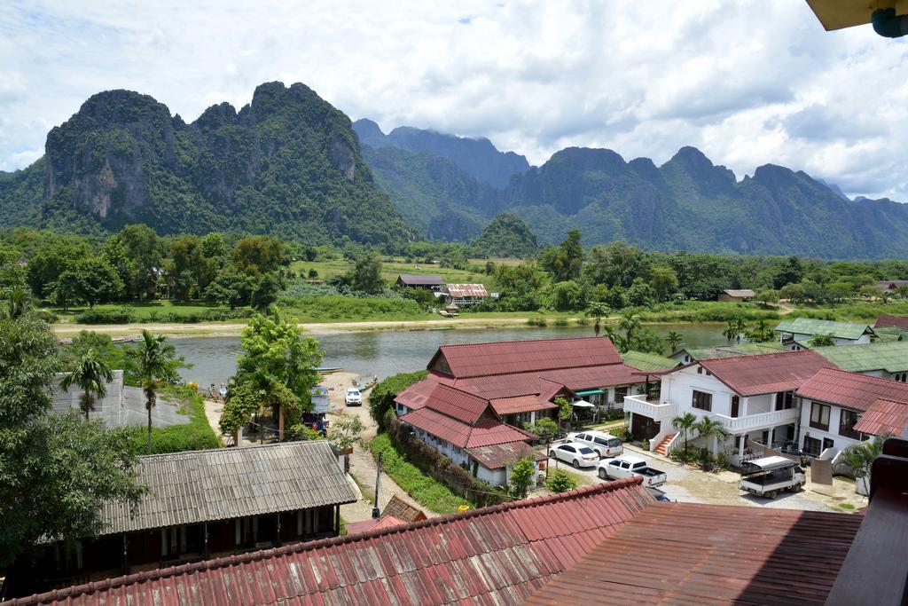 Hotel Vilayvong Vang Vieng Bagian luar foto