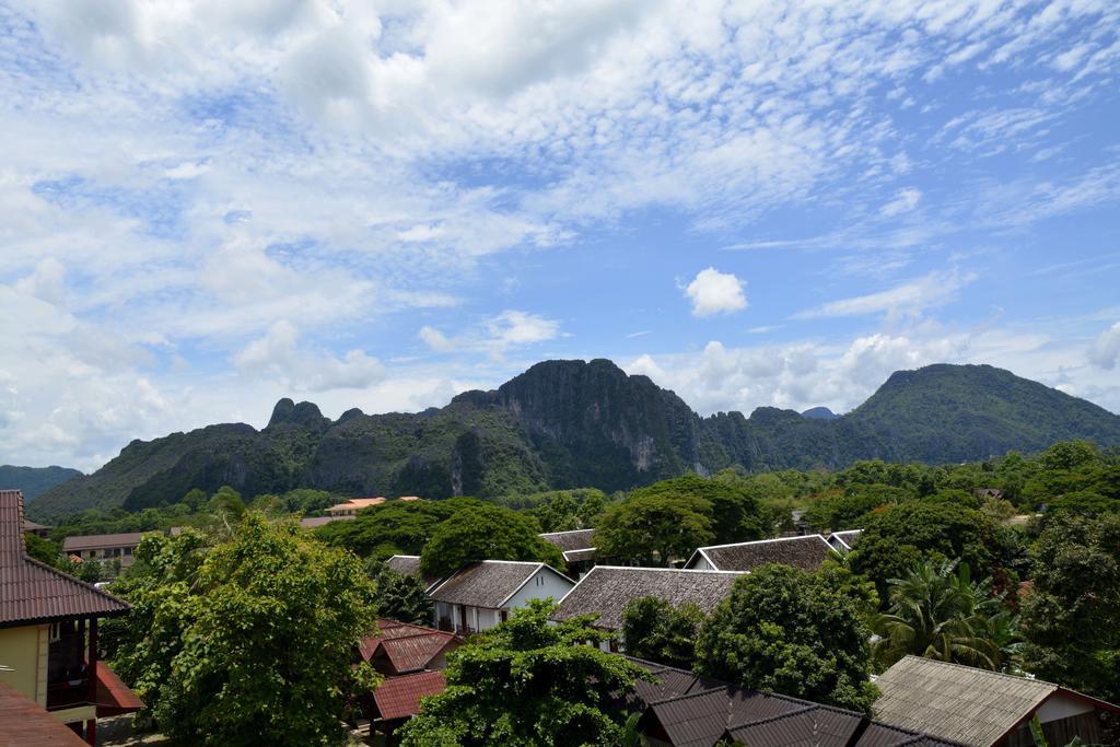 Hotel Vilayvong Vang Vieng Bagian luar foto