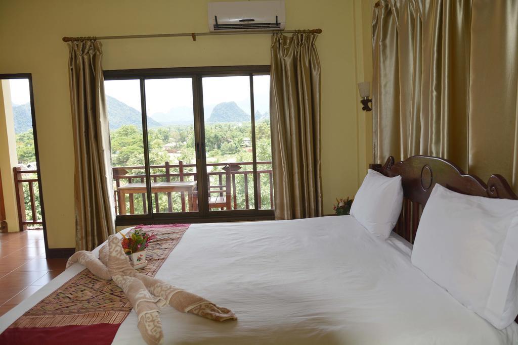Hotel Vilayvong Vang Vieng Bagian luar foto