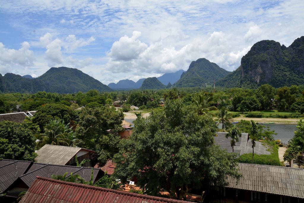 Hotel Vilayvong Vang Vieng Bagian luar foto
