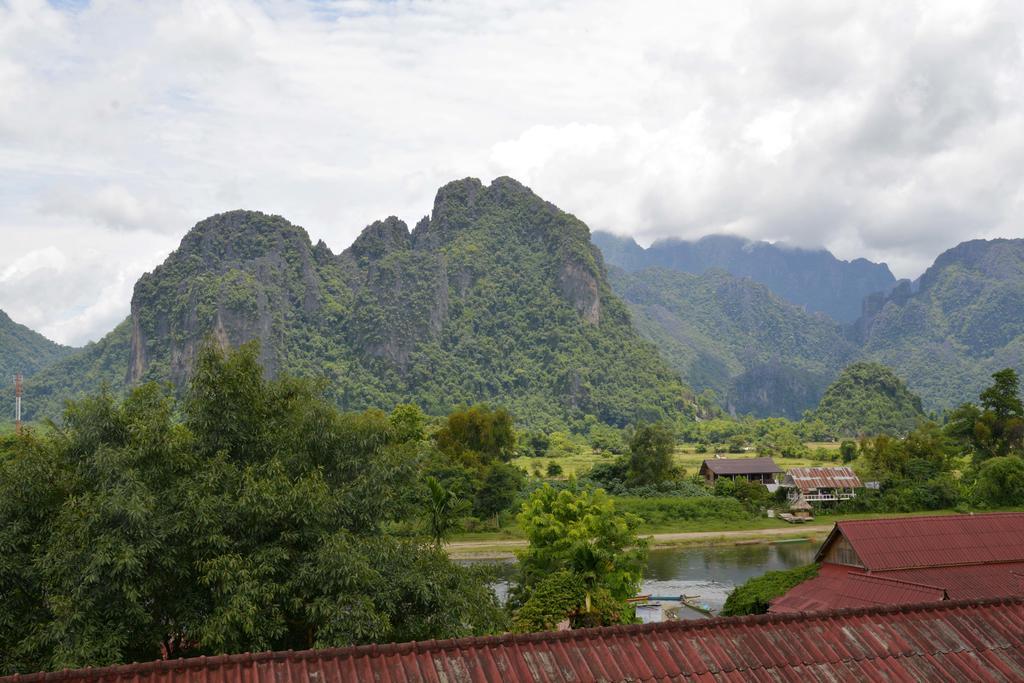Hotel Vilayvong Vang Vieng Bagian luar foto