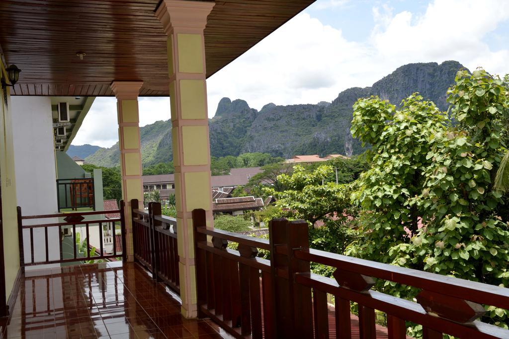 Hotel Vilayvong Vang Vieng Bagian luar foto