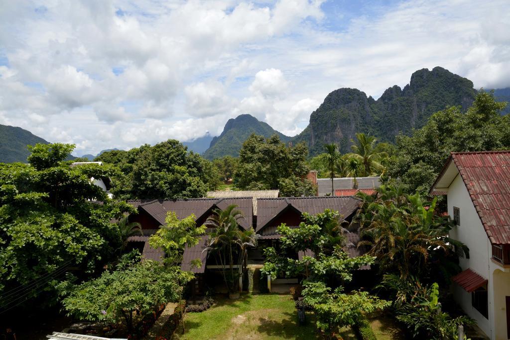 Hotel Vilayvong Vang Vieng Bagian luar foto