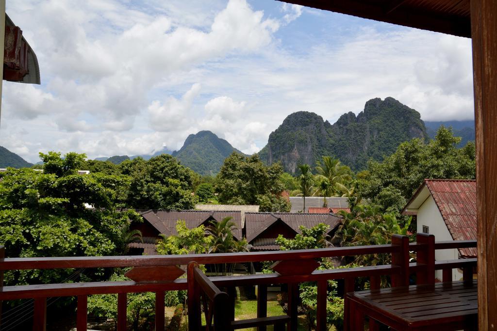 Hotel Vilayvong Vang Vieng Bagian luar foto
